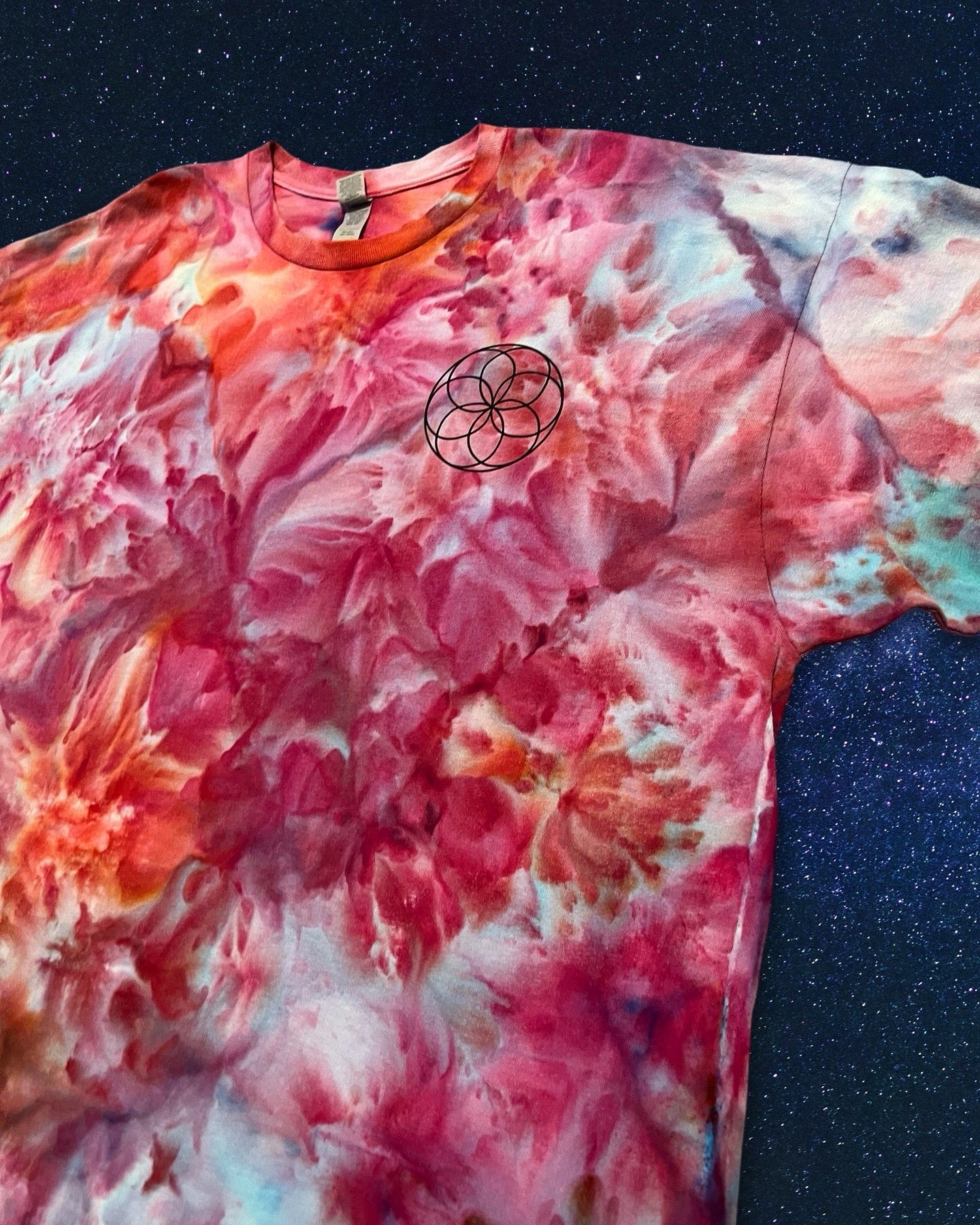 XXL Flower Of Life Watercolor Tee