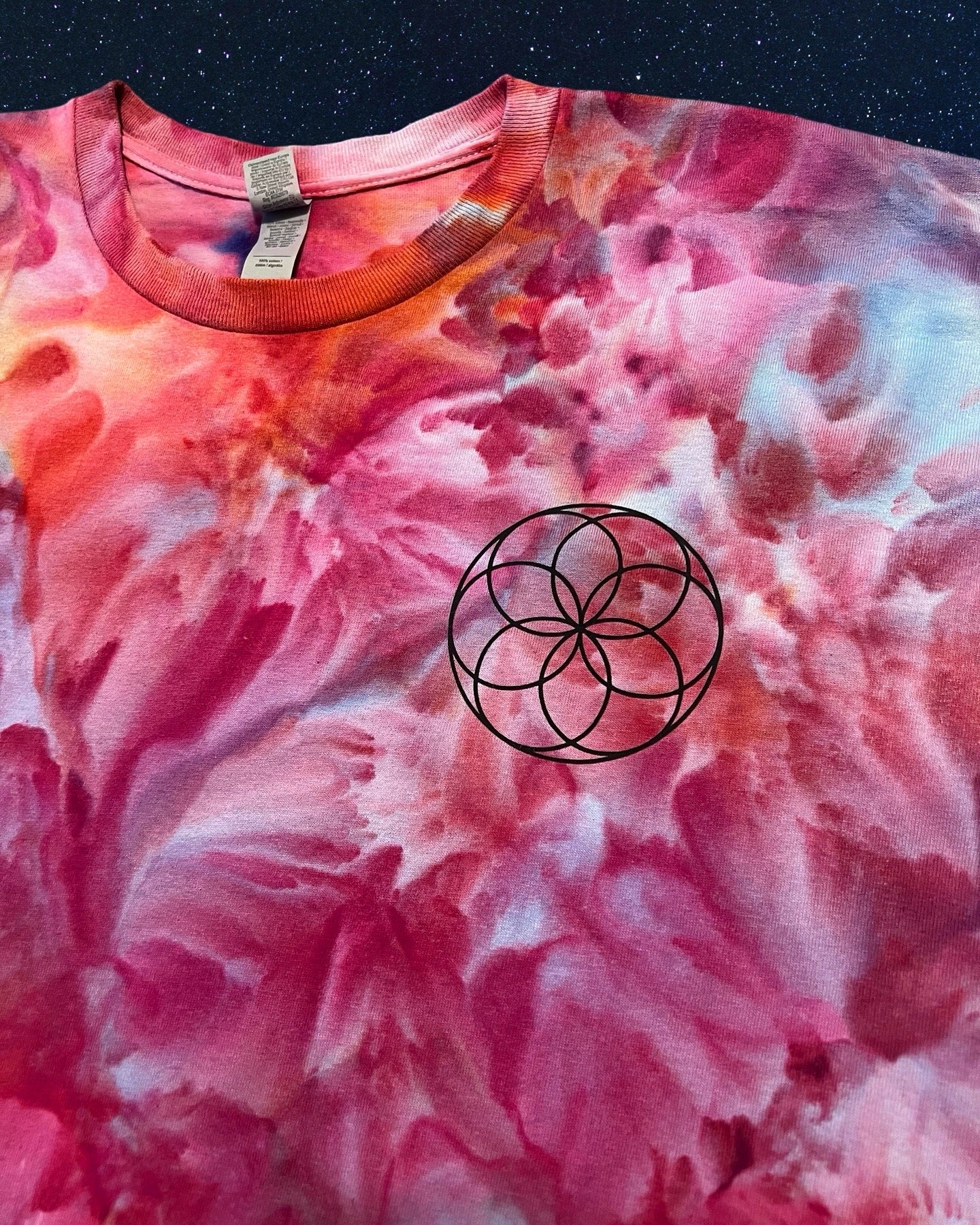 XXL Flower Of Life Watercolor Tee