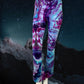 Custom Fluorite Geode Flare Leggings