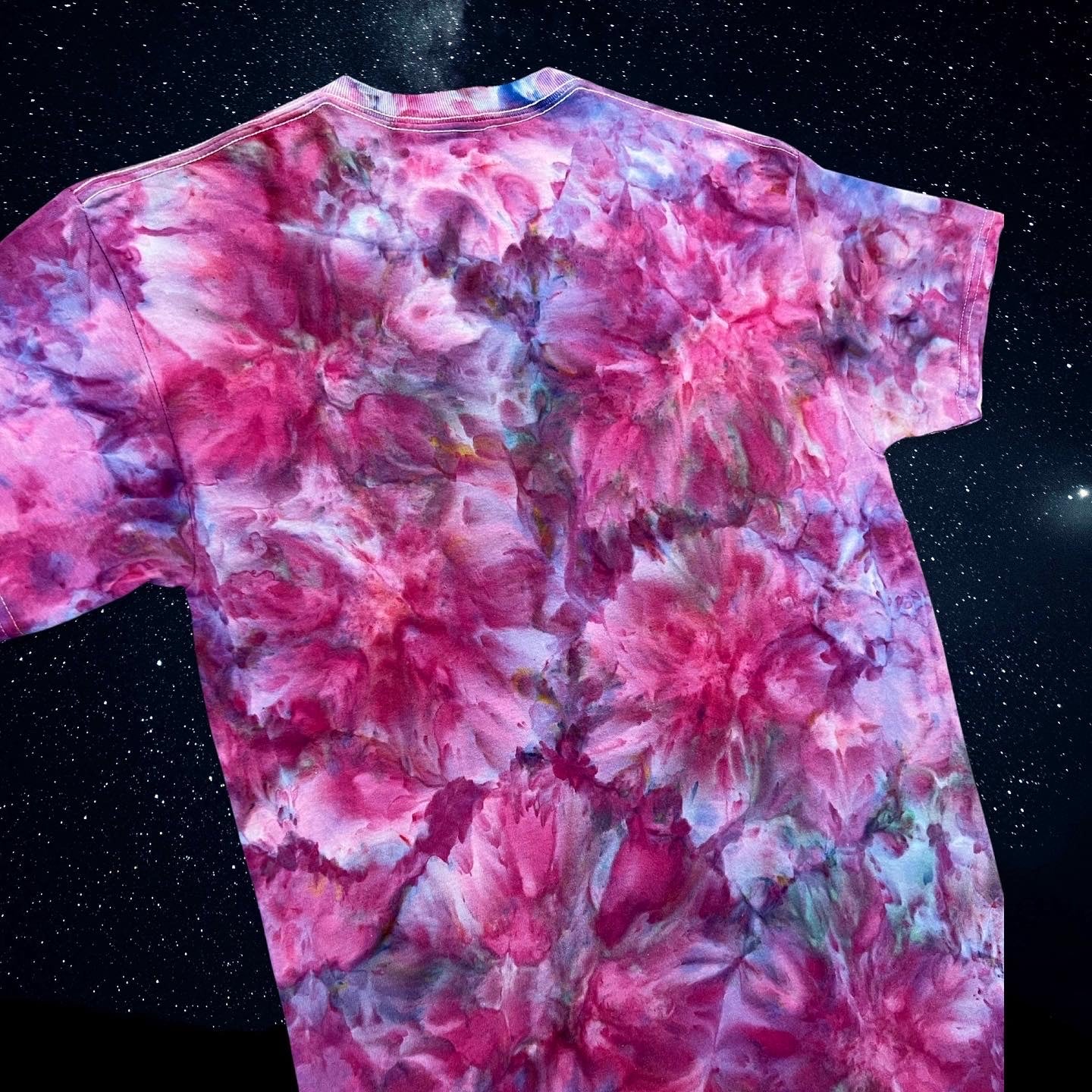 Custom Astral Bloom Watercolor Tee