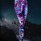 Custom Fluorite Geode Flare Leggings