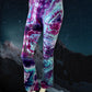 Custom Fluorite Geode Flare Leggings