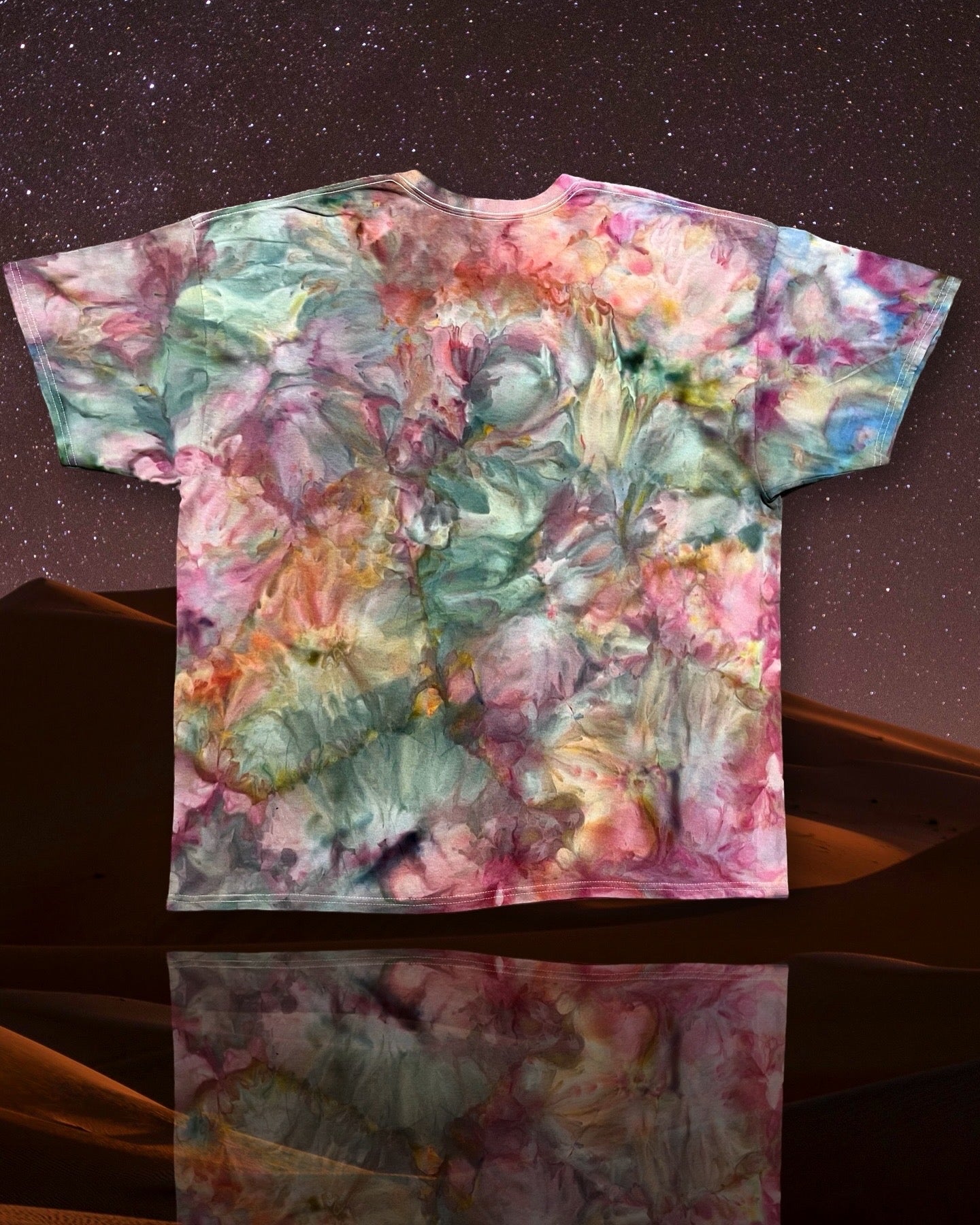 XXL Cosmic Triad Watercolor Tee