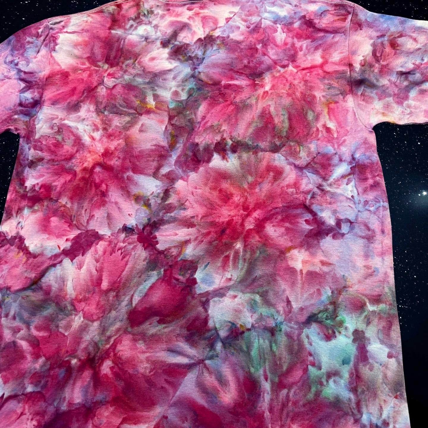 Custom Astral Bloom Watercolor Tee