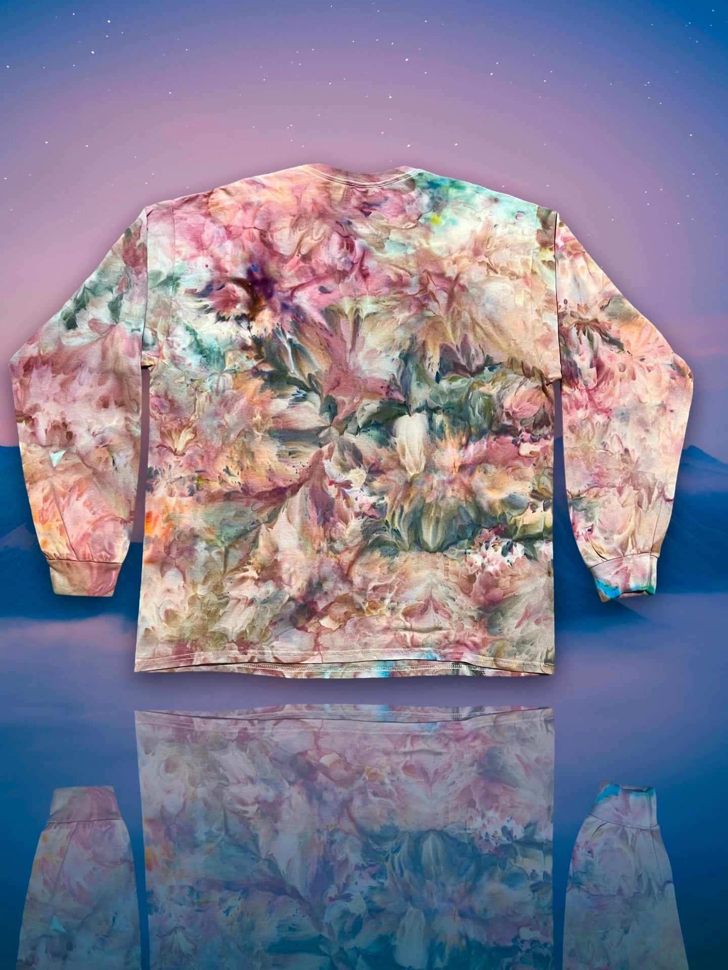 XL Watercolor Long Sleeve Tee