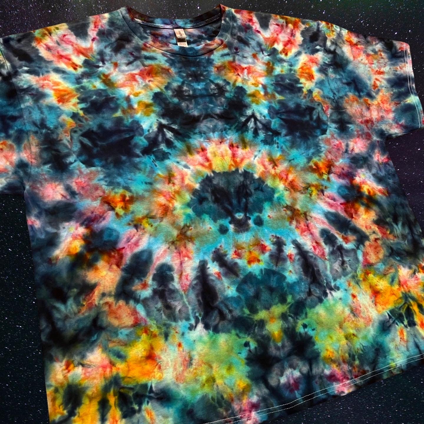 3XL Aqua Rainbow Mindscape Tee